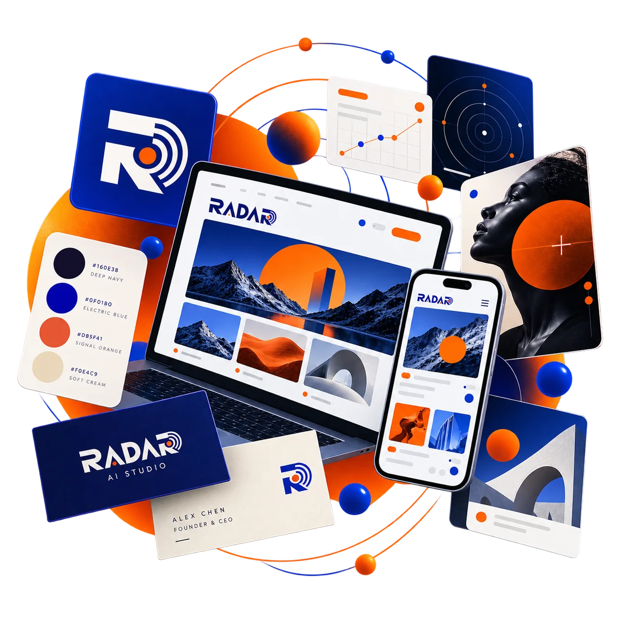 Digital branding visual