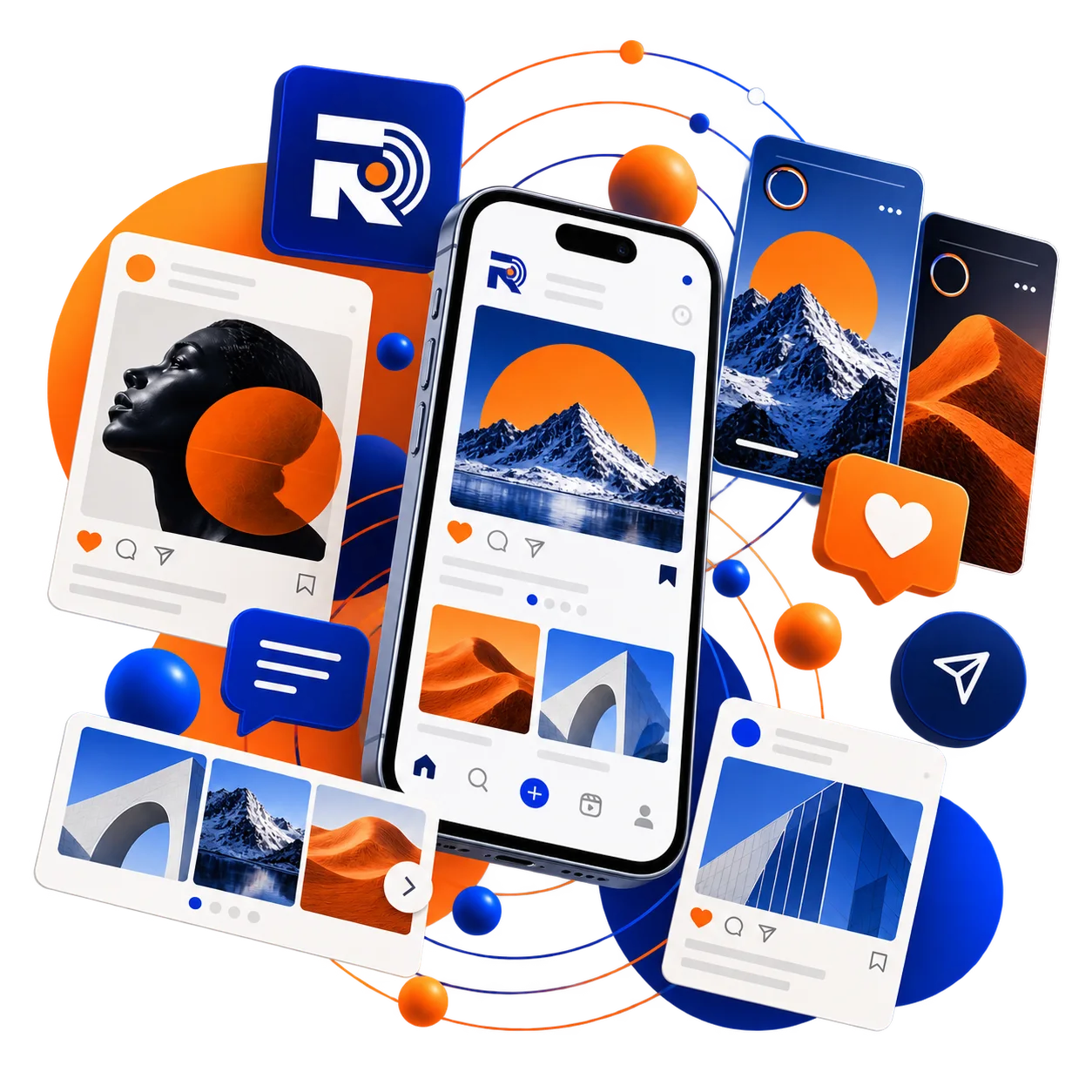 Social media visual