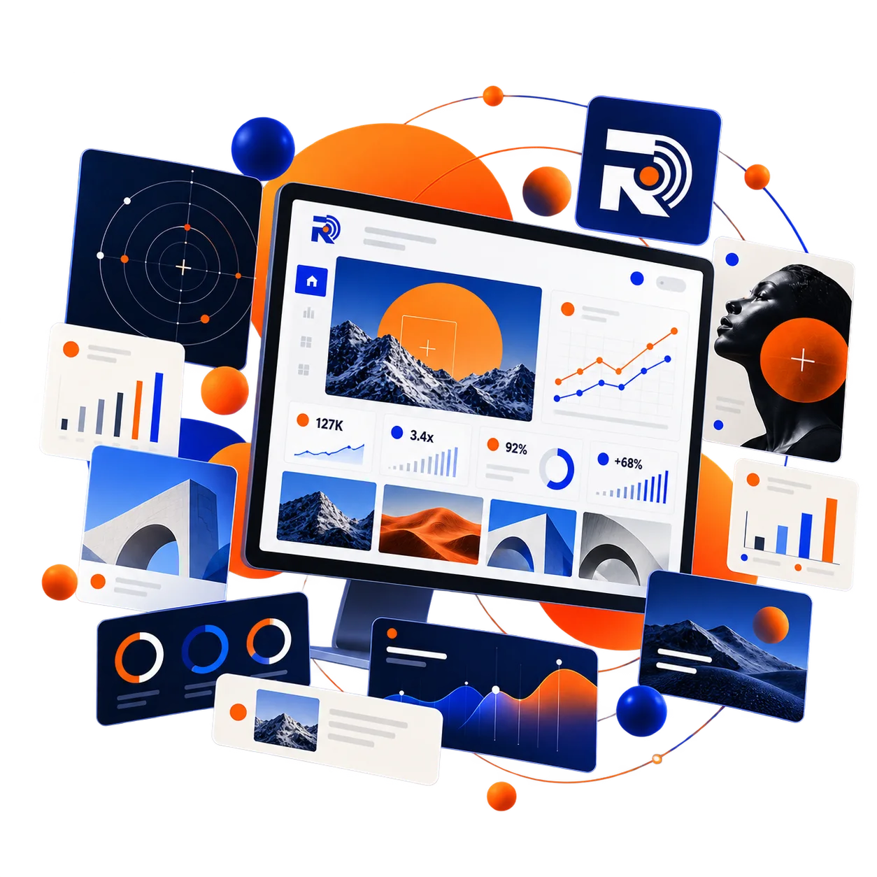 Website design visual