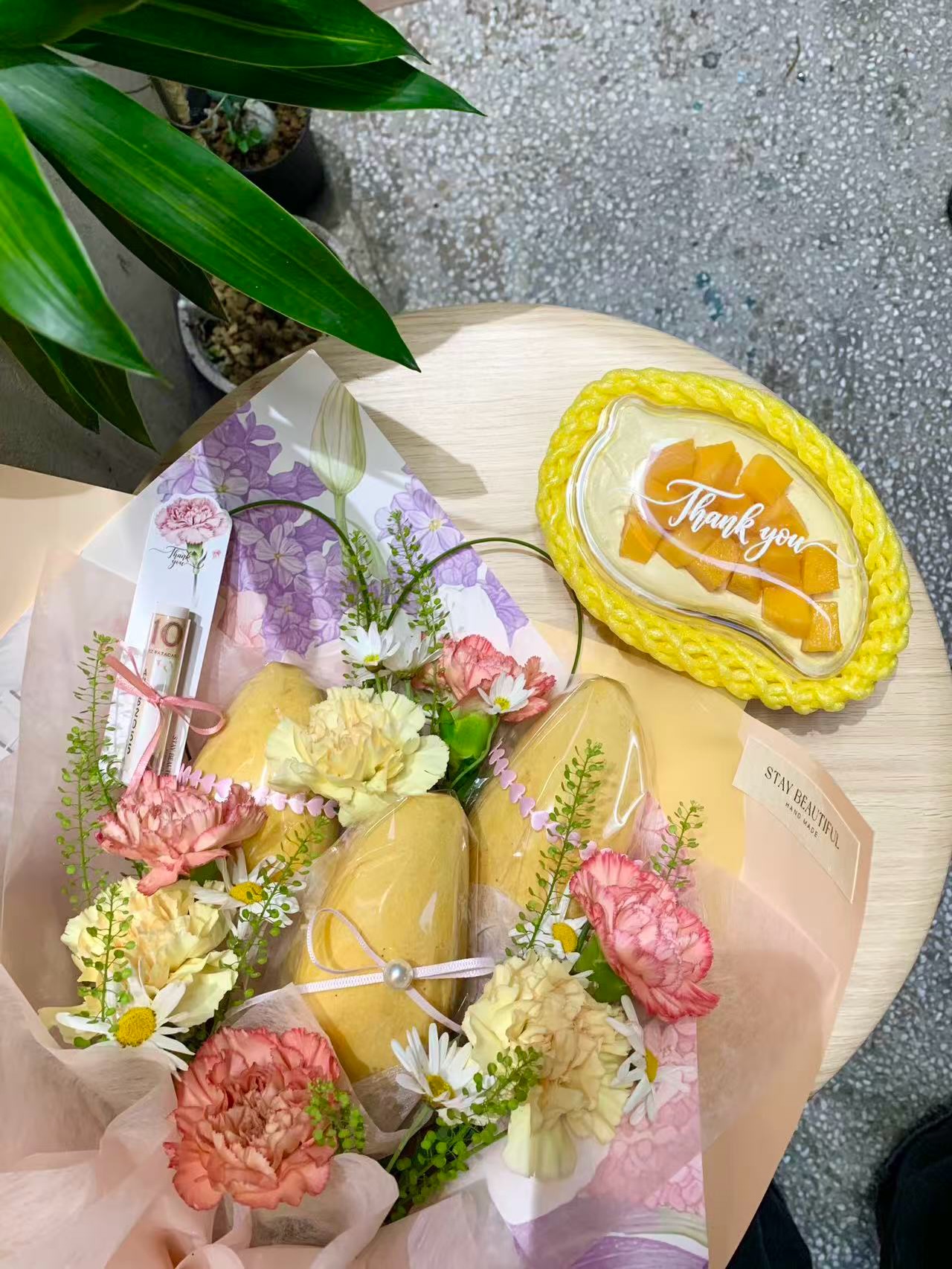 蛋糕花禮組合