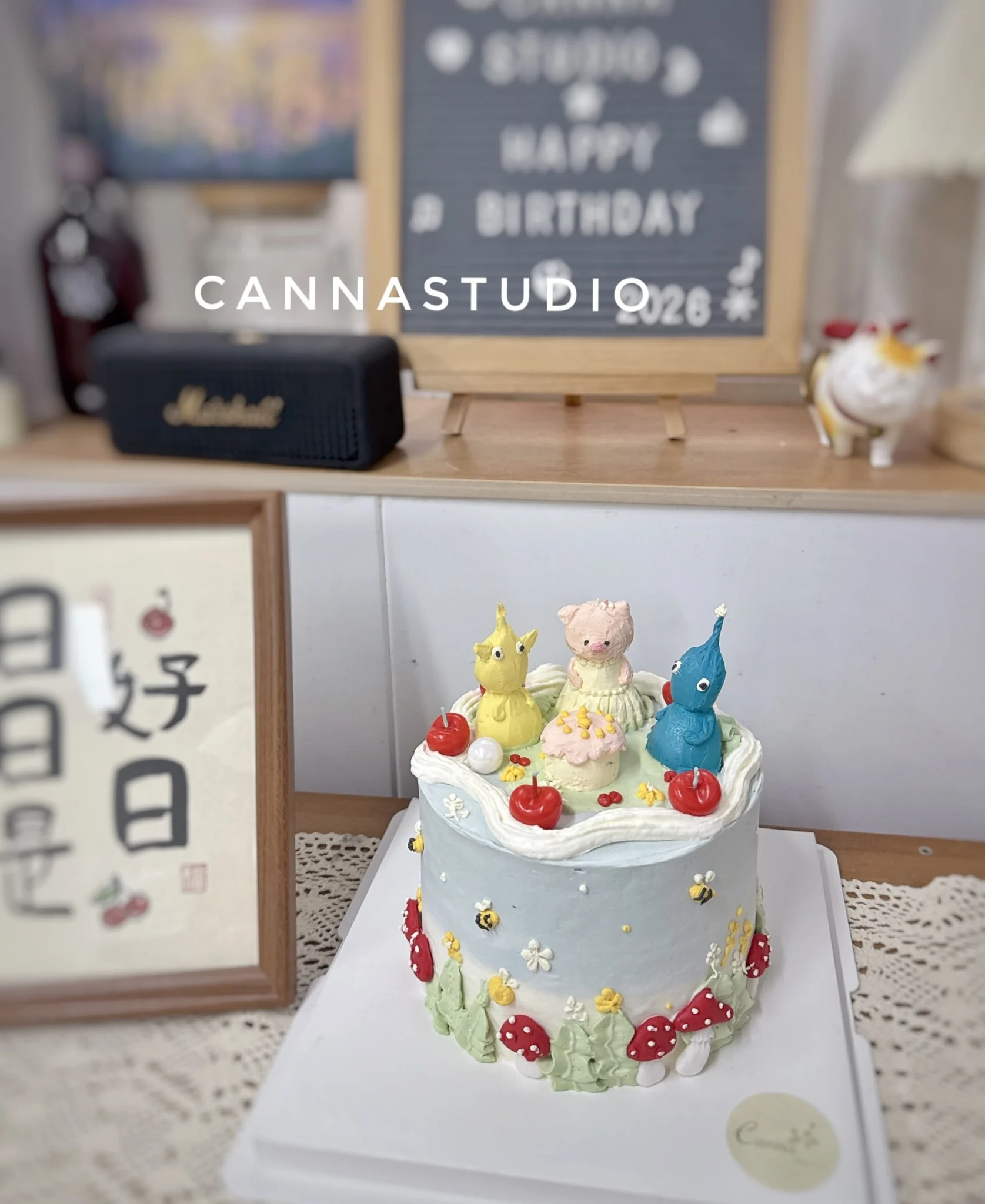 森林角色蛋糕