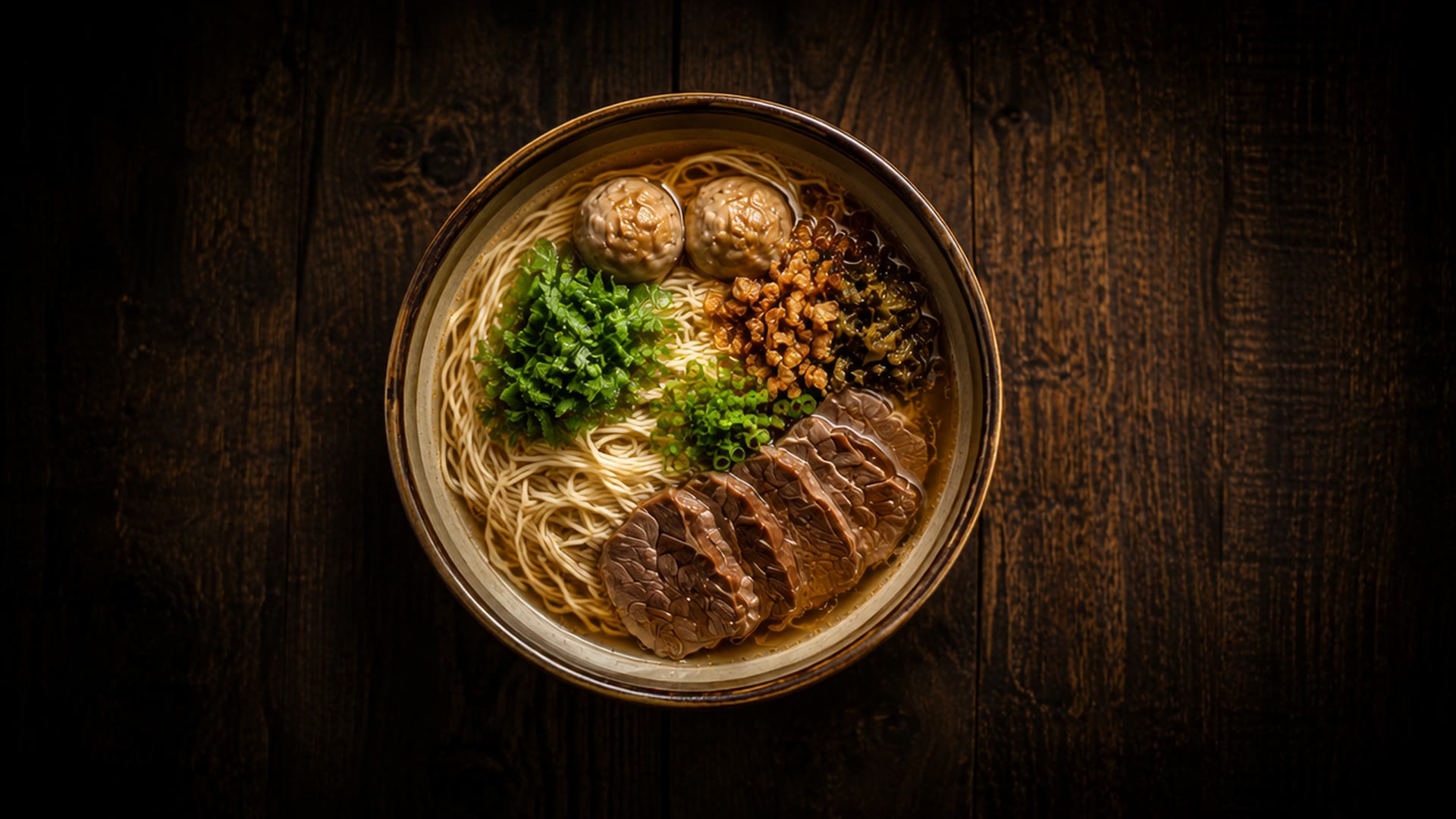 潮州牛肉麵製作影片畫面