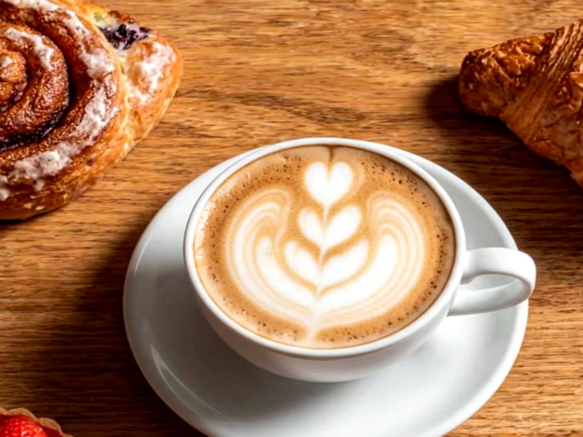 Calm latte moment