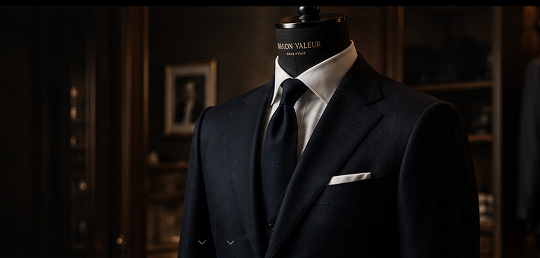 Maison Valeur luxury bespoke tailoring website demo preview