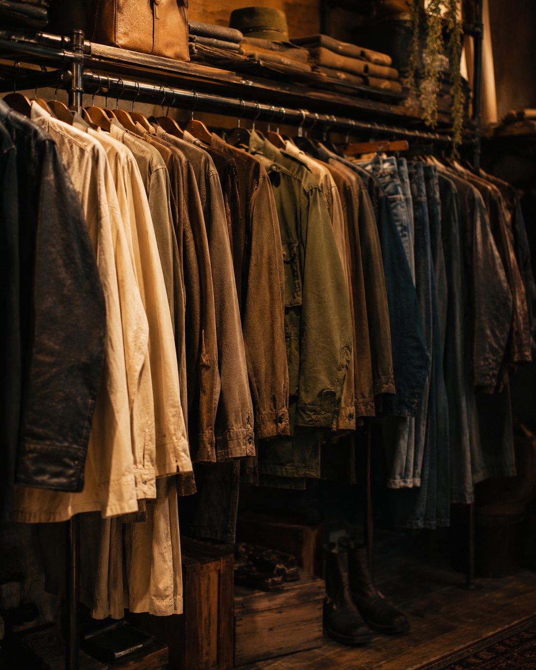 Vintage rack detail