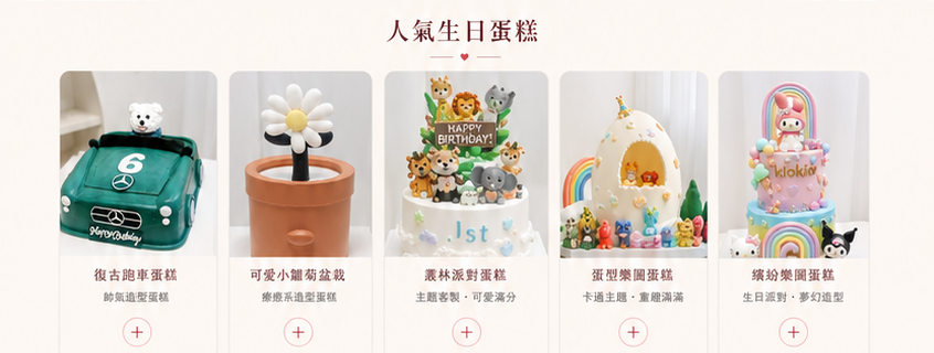 人氣生日蛋糕款式